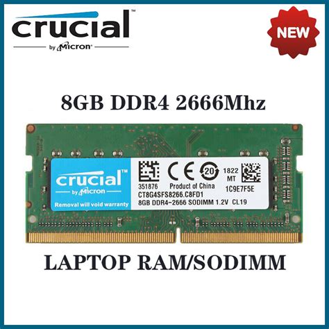 Crucial Ram 8GB DDR4 2133MHz SODIMM 260.